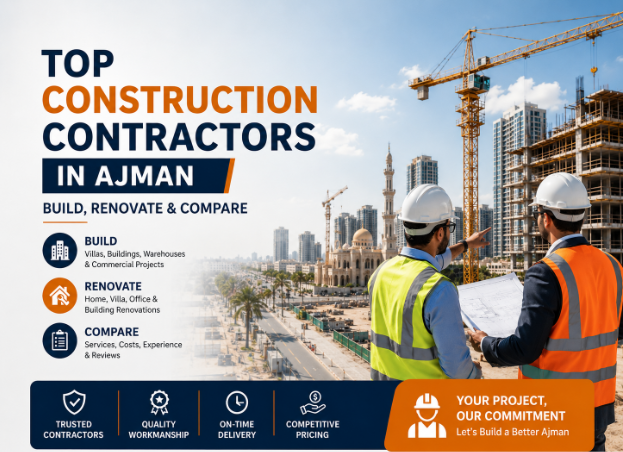 Top Construction Contractors in Ajman | Build, Renovate & Compare